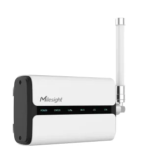 Passerelle Milesight LoraWan UG65-L08GL-868M-EA version industrielle - Ethernet - PoE PD pris en charge 1 * 10/100/1000Mbps - WIFI et Cellulaire (2G & 3G & 4G)