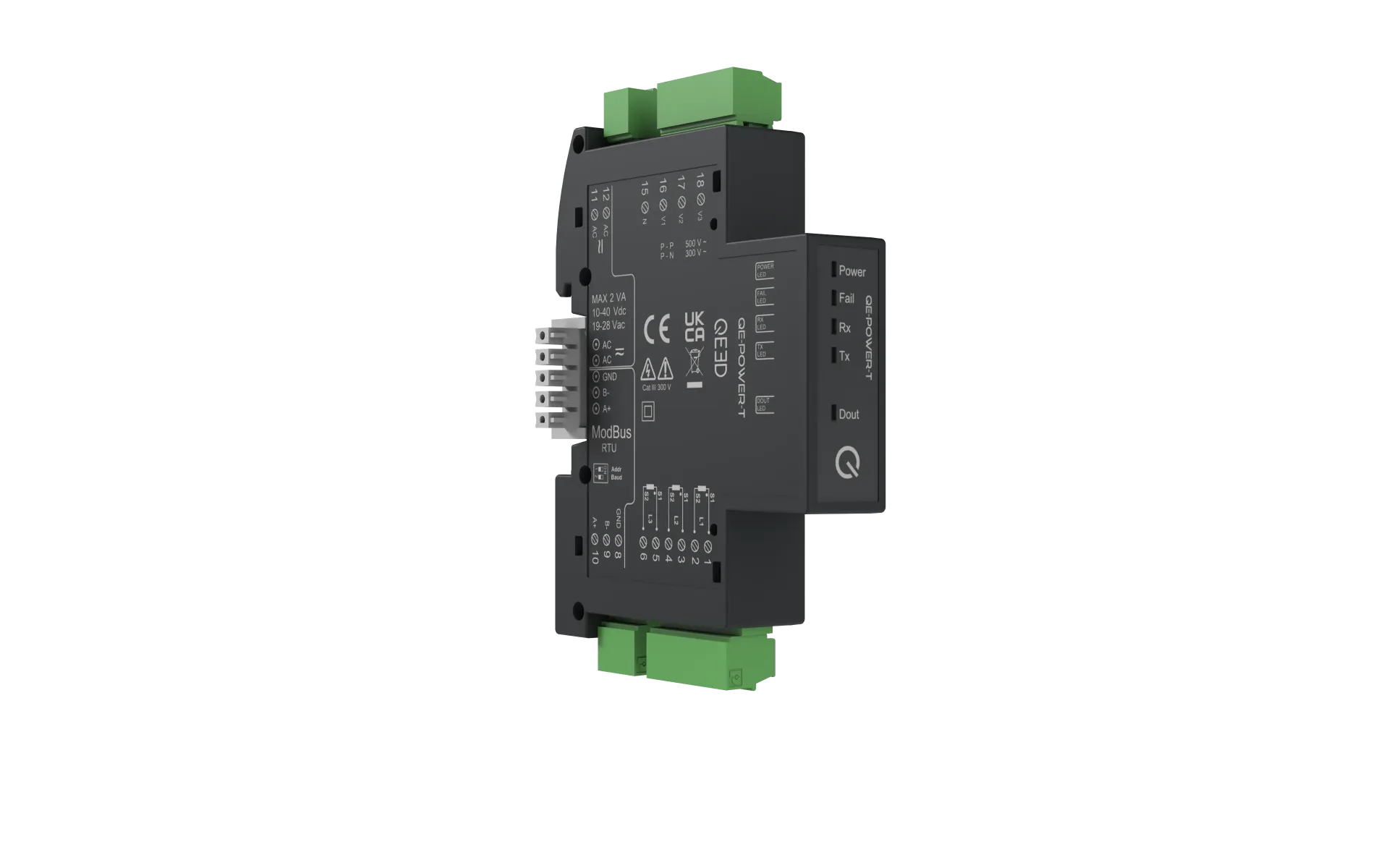 [QE-POWER-T-PRO] QEED QE-POWER-T-PRO Driefasige Vermogenmeter en ANALYZER