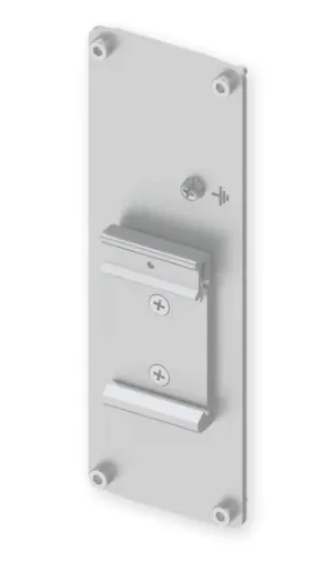 TSW2 REARPANEL WITH DIN RAIL HOLDER